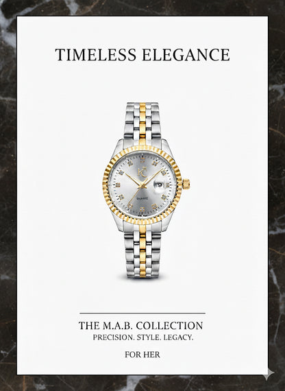 KC M.A.B. Collection Watch - Two-Tone Elegance for Her