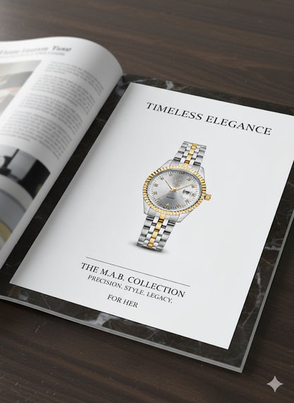 KC M.A.B. Collection Watch - Two-Tone Elegance for Her